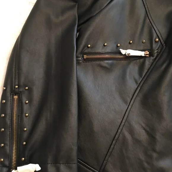 Brand new faux leather jacket - Picture 3 of 9